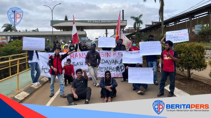 Demo JKM LTI di Sorowako Tuntut Pemberdayaan Tenaga Kerja Lokal
