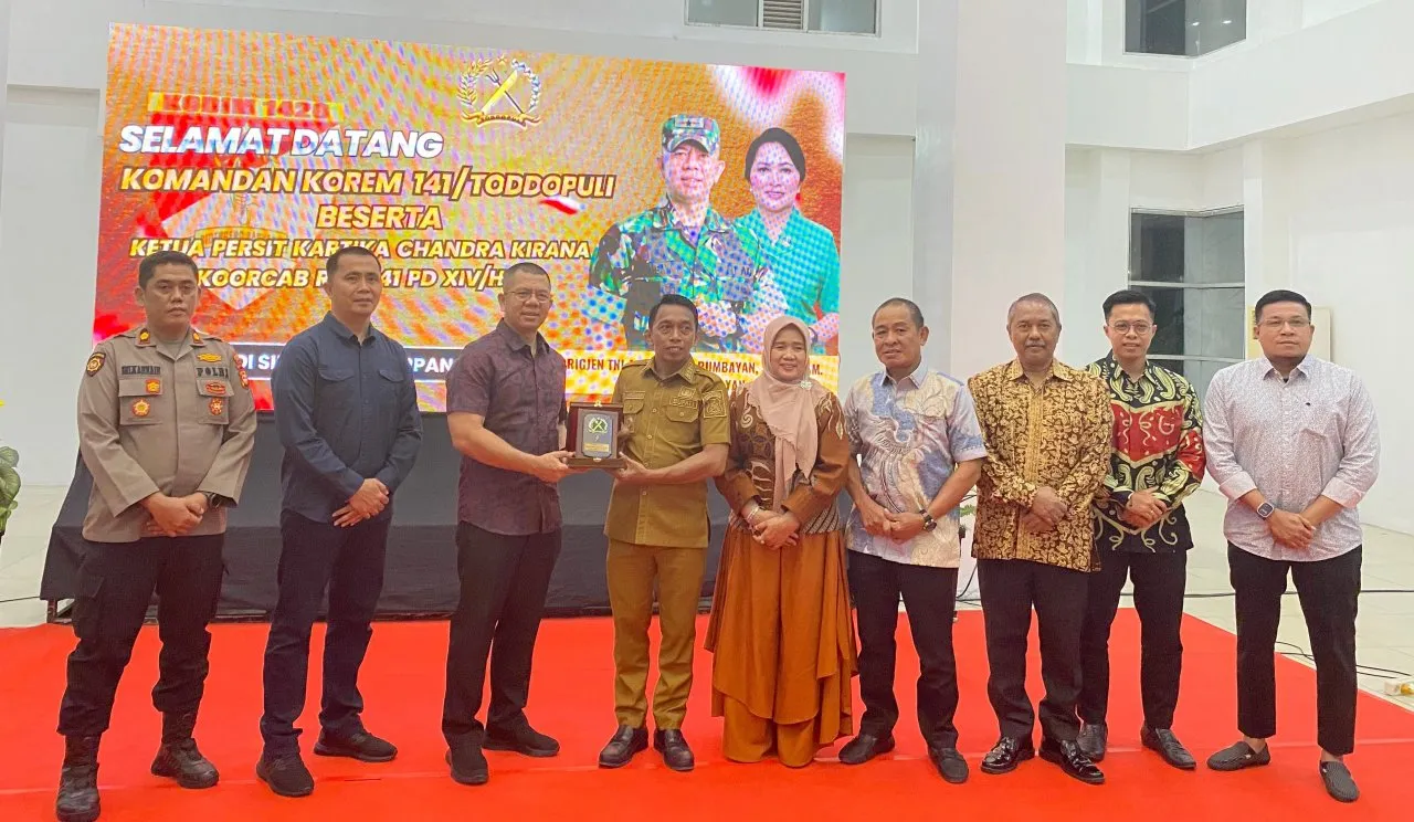 Danrem 141 Toddopuli Apresiasi Sidrap Sebagai Lumbung Pangan dan Daerah Energi Terbarukan