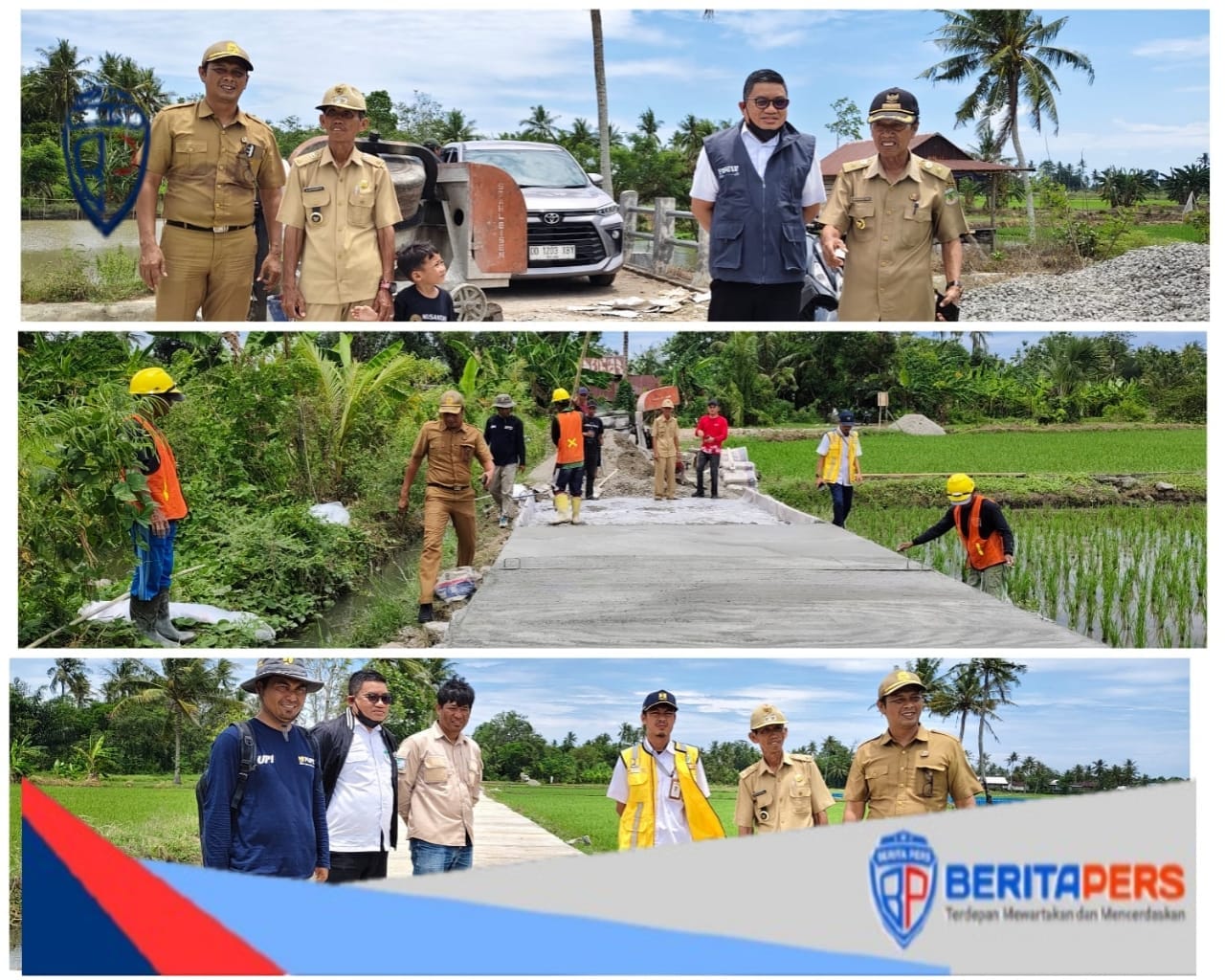 Program PISEW Dukung Pembangunan Jalan Tani, Desa Mallongi Longi dan Desa Samaulue