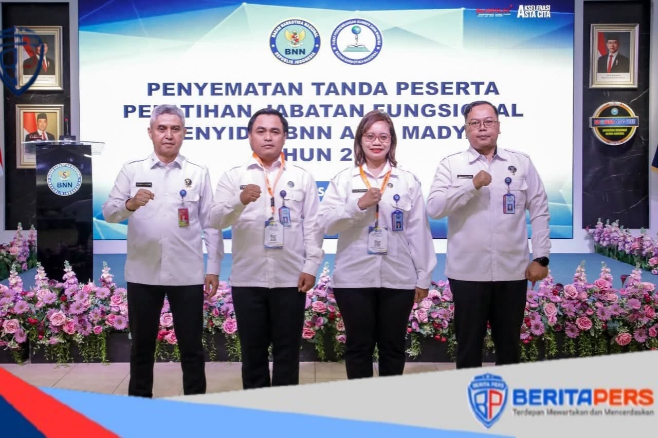 Pelatihan Jabatan Fungsional Penyidik BNN Ahli Madya 2025 Resmi Dibuka