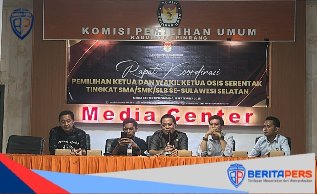 Hj  Riliani Hadiri Sosialisasi Pemilihan Ketua OSIS Serentak se-Sulsel di Pinrang