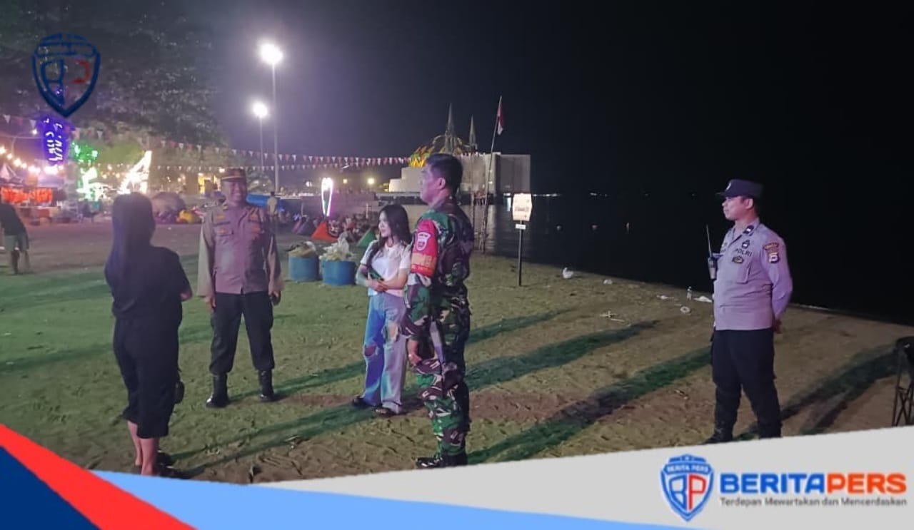 Polsek Bacukiki-Koramil 1405–03 Perkuat Patroli Malam, Warga Dihimbau Jaga Kamtibmas