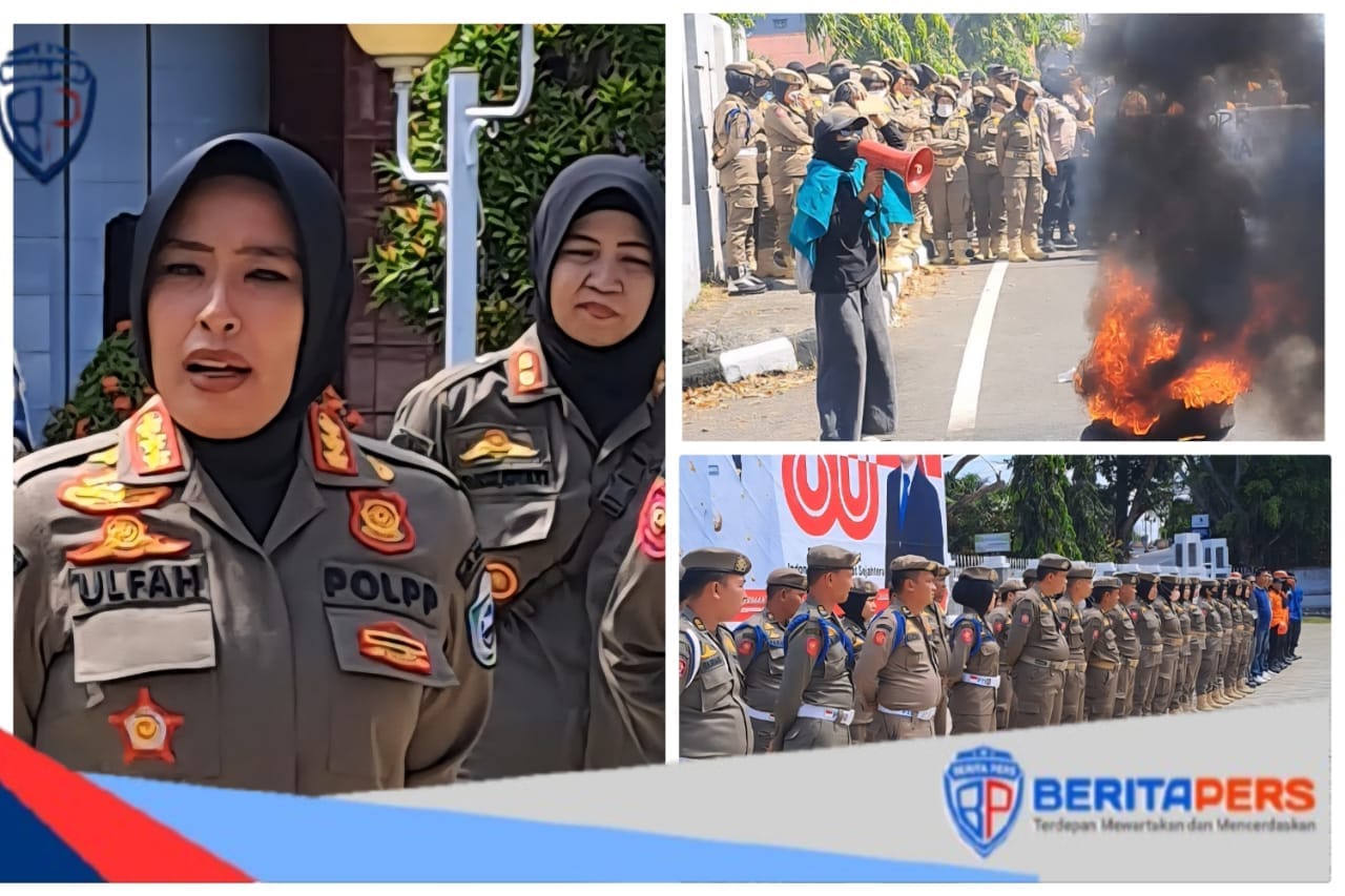 Kasatpol PP Andi Ulfah Pastikan Aksi Mahasiswa di Parepare Berjalan Kondusif