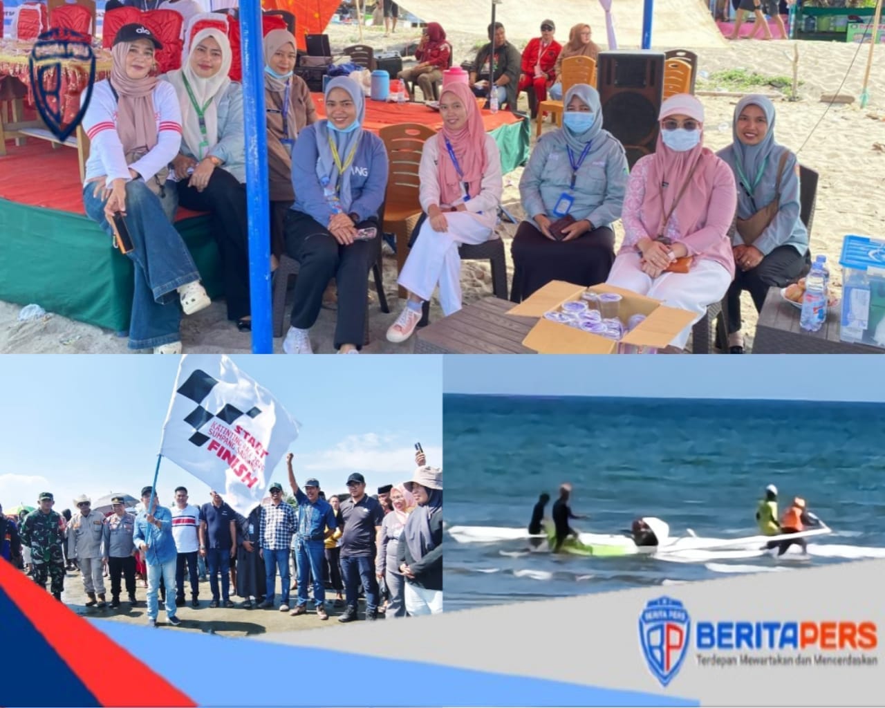 Kepala PKM Lanrisang Pimpin Langsung Tim Medis di Ajang Katinting Race 2025