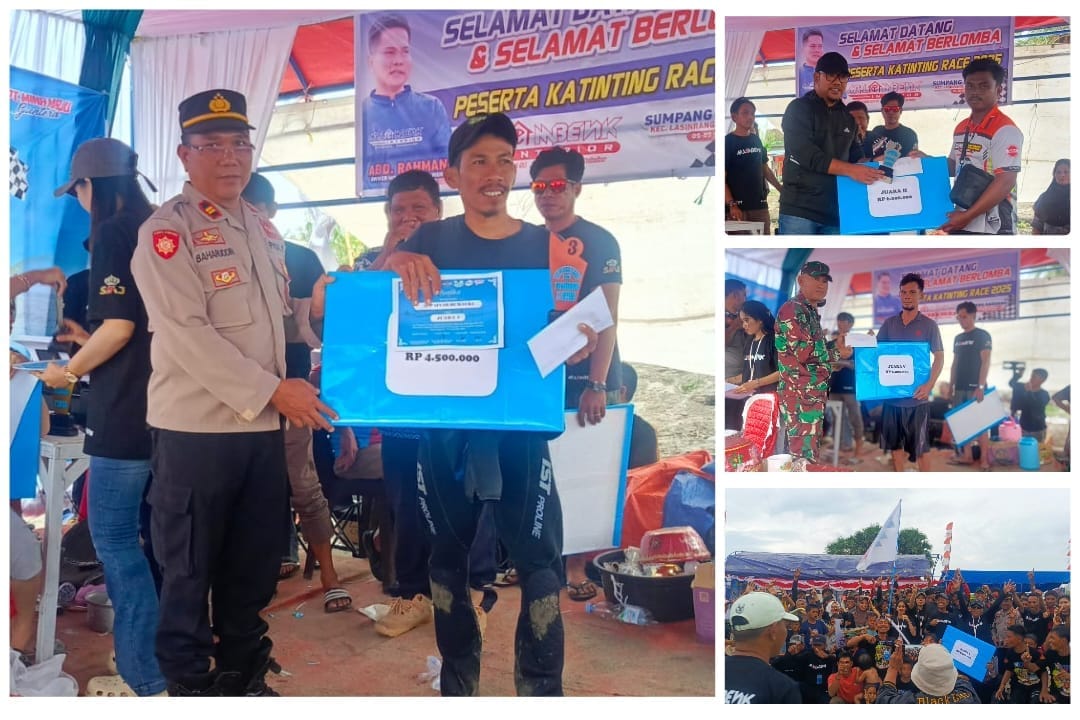 Lomba Katinting Race 2025 di Sumpang Saddang Berjalan Sukses dan Meriah