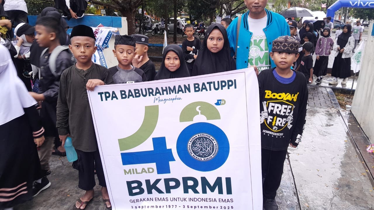 Peringati Milad BKPRMI ke-48, DPK Ujung Bulu Kerahkan Ratusan Santri TPA