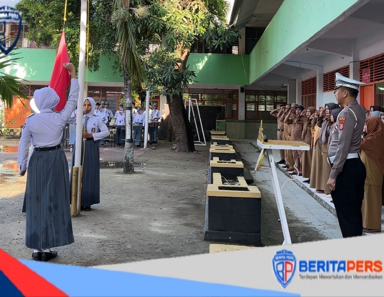 Police Goes To School, Sat Lantas Polres Parepare Edukasi Pelajar di Tiga Sekolah Serentak