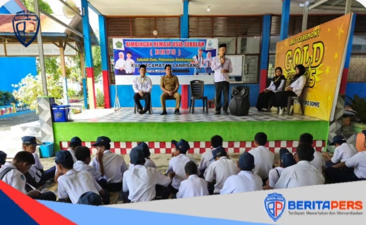 Cegah Pernikahan Dini, KUA Lanrisang Gelar BRUS di SMPN 1 Lanrisang