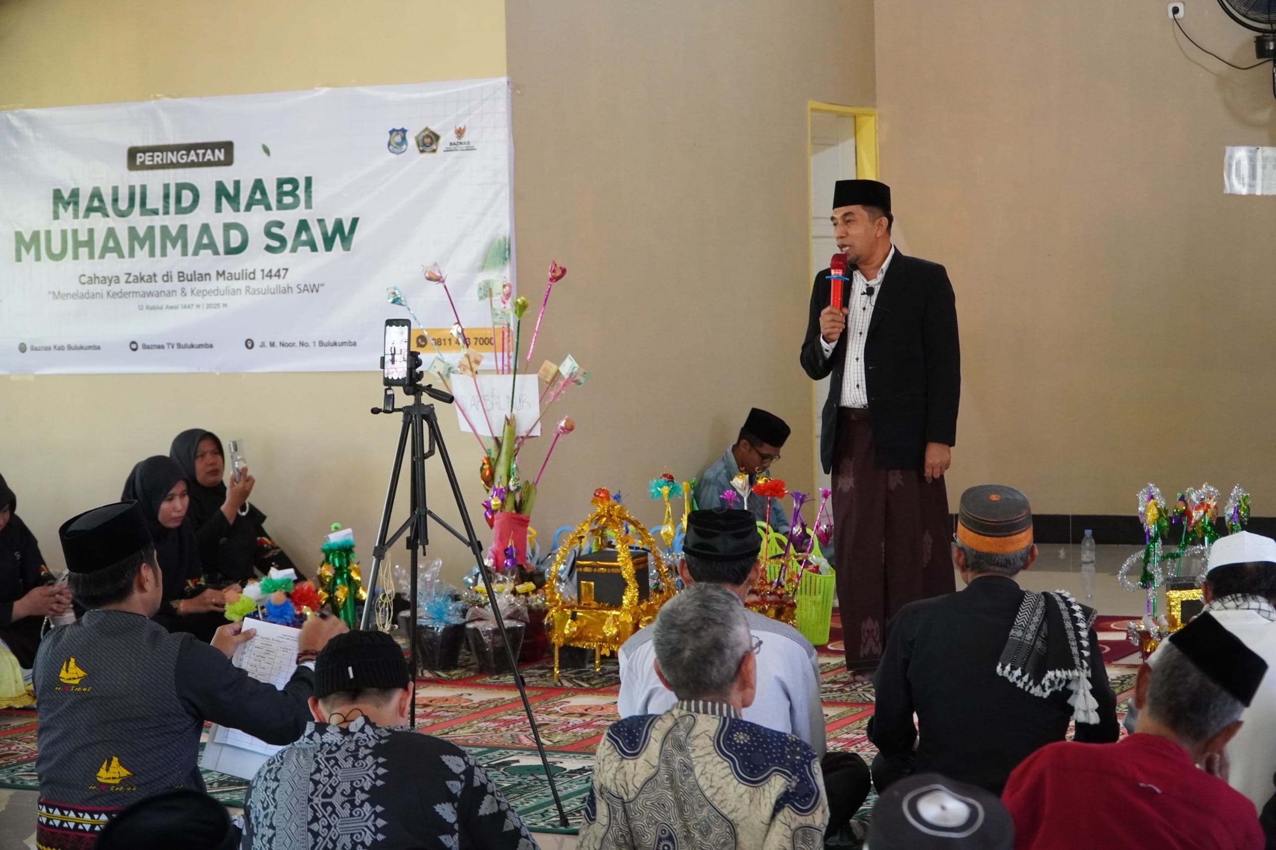 Roadshow Maulid ke-2, BAZNAS Bulukumba Gelar Maulid di Desa Sapolohe