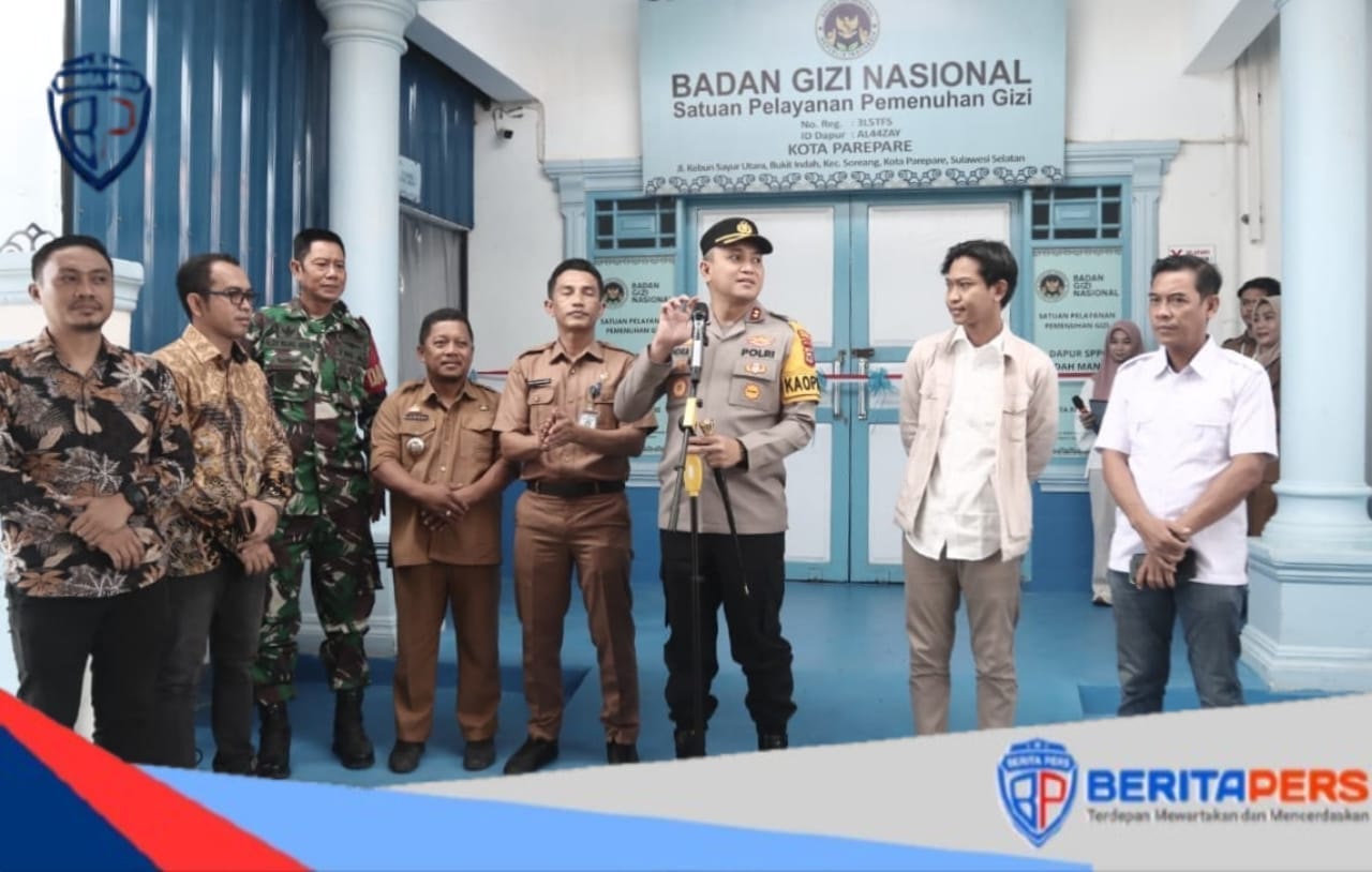 Kapolres Parepare Hadiri Launching Mitra Dapur SPPG Bukit Indah Soreang