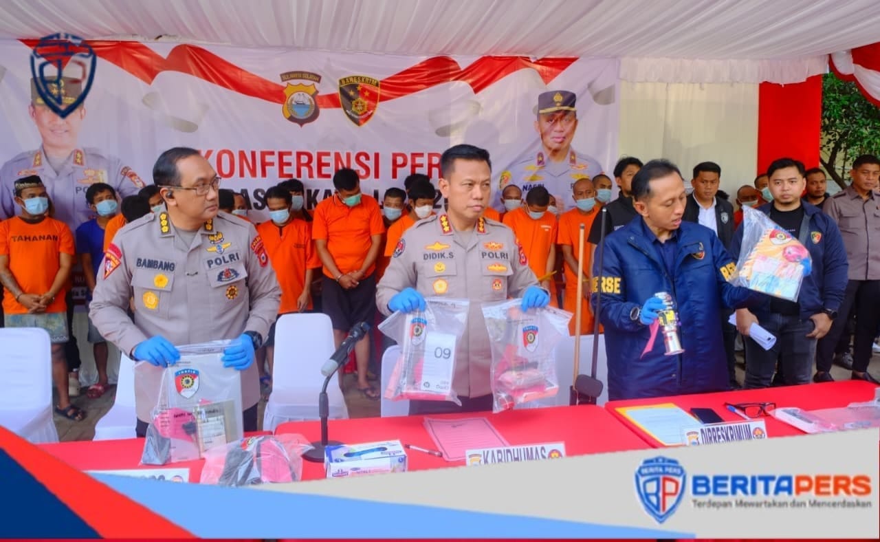 Polda Sulsel Bekuk 411 Tersangka dalam Operasi Sikat Lipu 2025