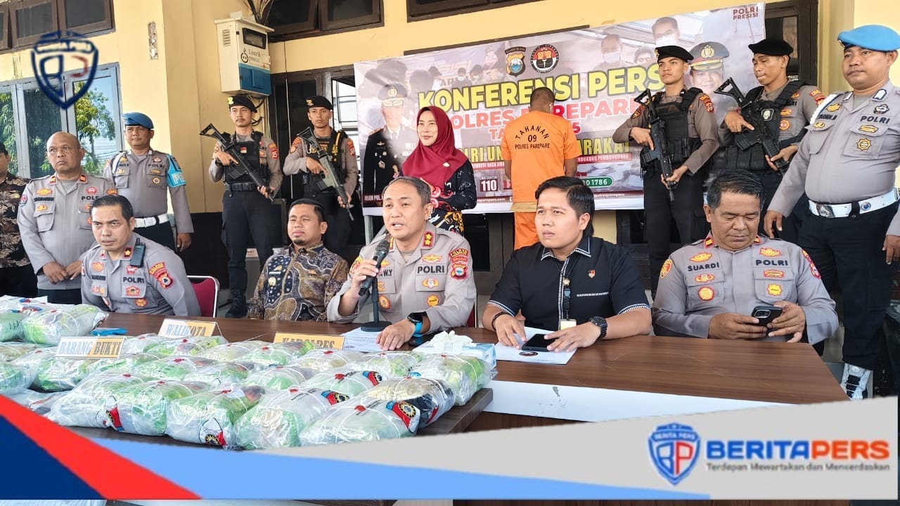 Polres Parepare Gagalkan Penyelundupan 44 Kilogram Sabu Asal Samarinda