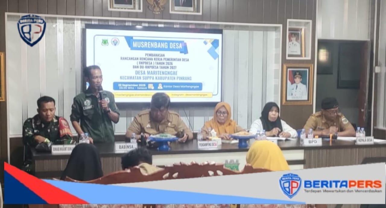 Musyawarah Perencanaan Pembangunan Desa Maritengngae Tahun Anggaran 2026