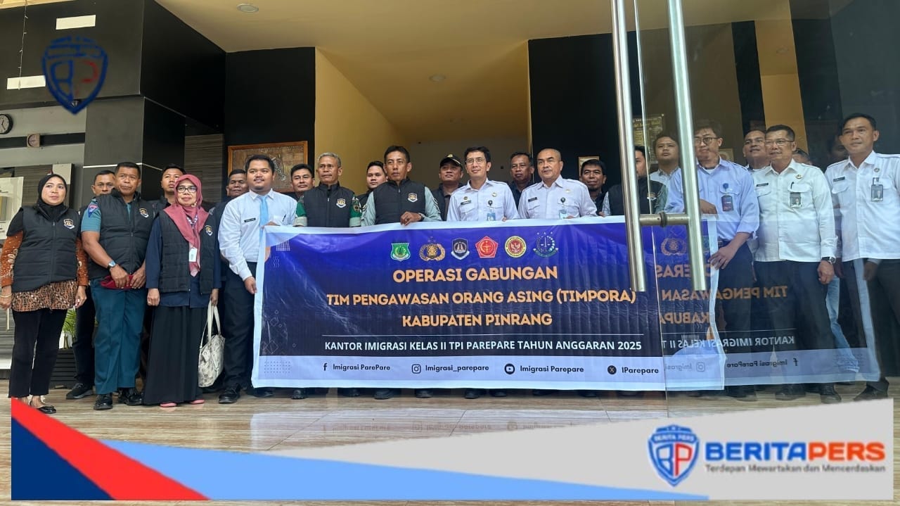 Rapat TIMPORA dan Operasi Gabungan Keimigrasian Digelar di Pinrang