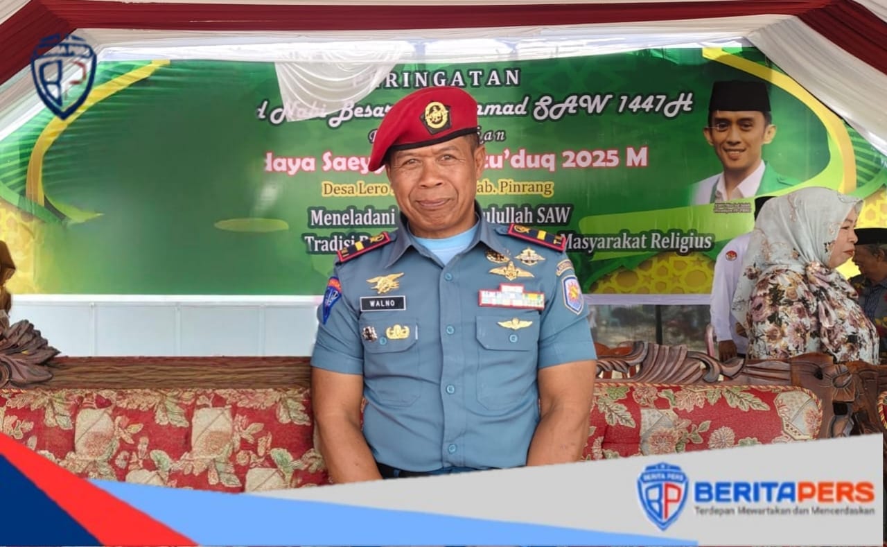 Danposal Pinrang Hadiri Maulid Akbar di Desa Lero, Dirangkaikan dengan Kuda Pattu’duq