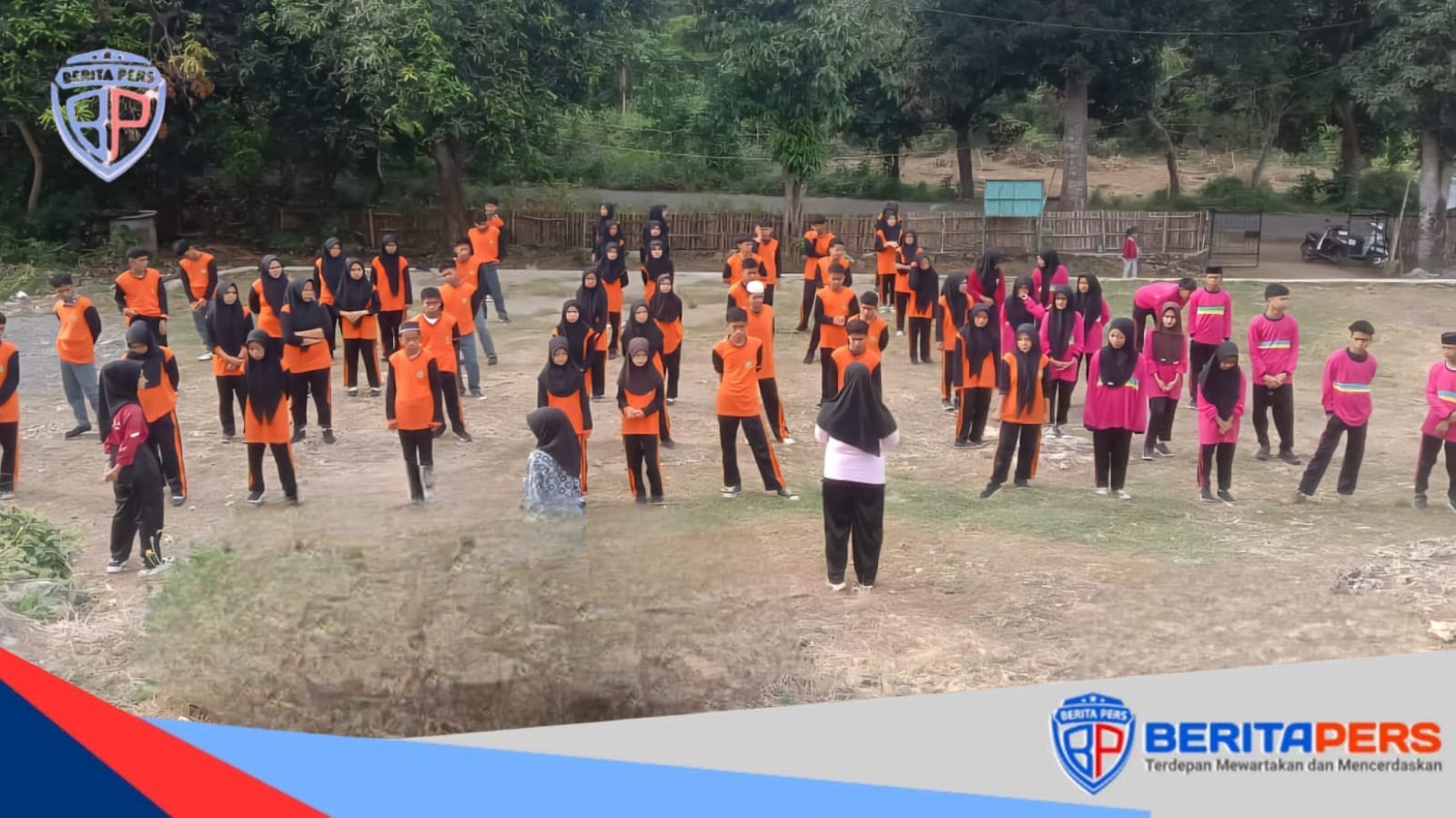 Apel Pagi di MA Biharul Ulum Suppa Meriahkan Suasana dengan Senam Anak Indonesia Hebat