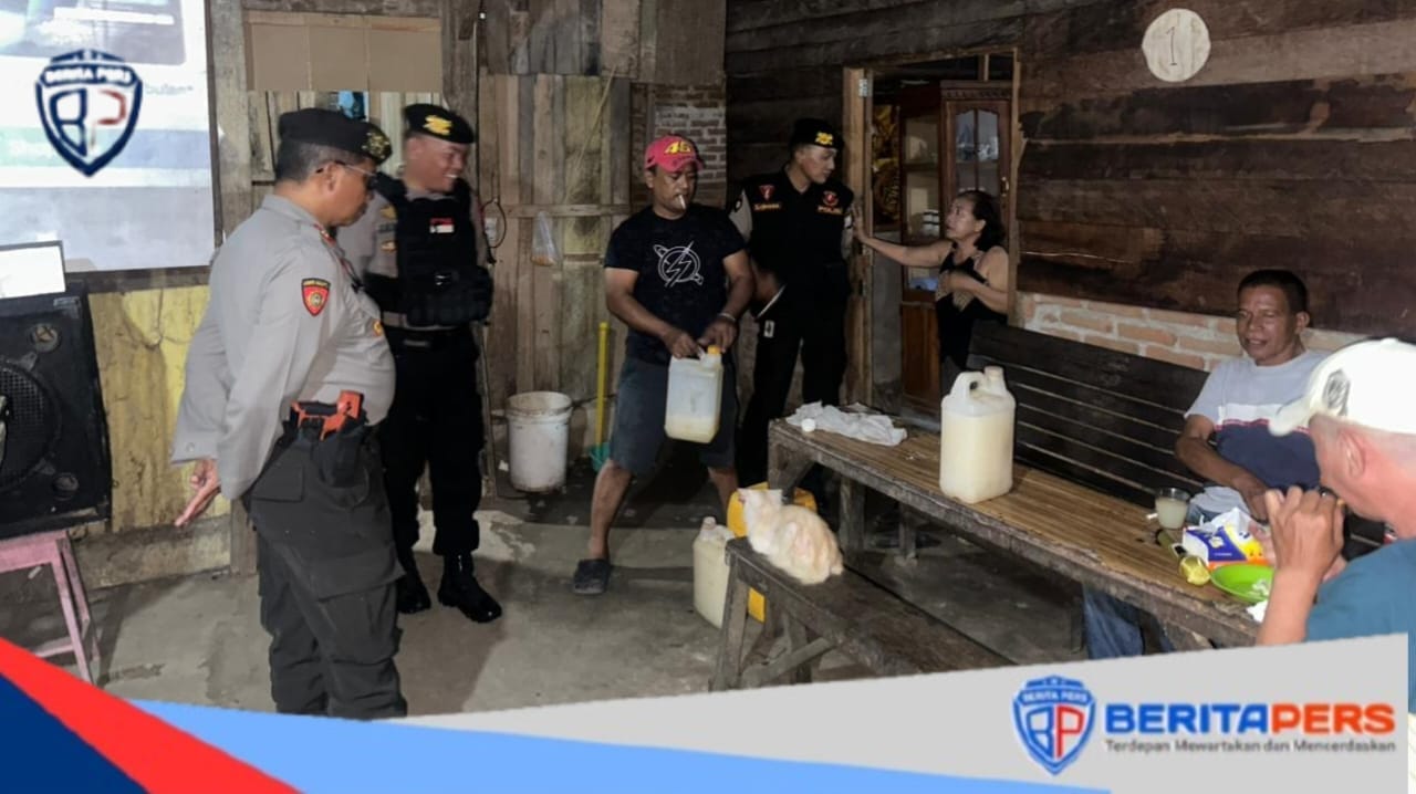 Cipta Kondisi di Jompie, Sat Samapta Polres lakukan Pemberantasan Miras Ballo