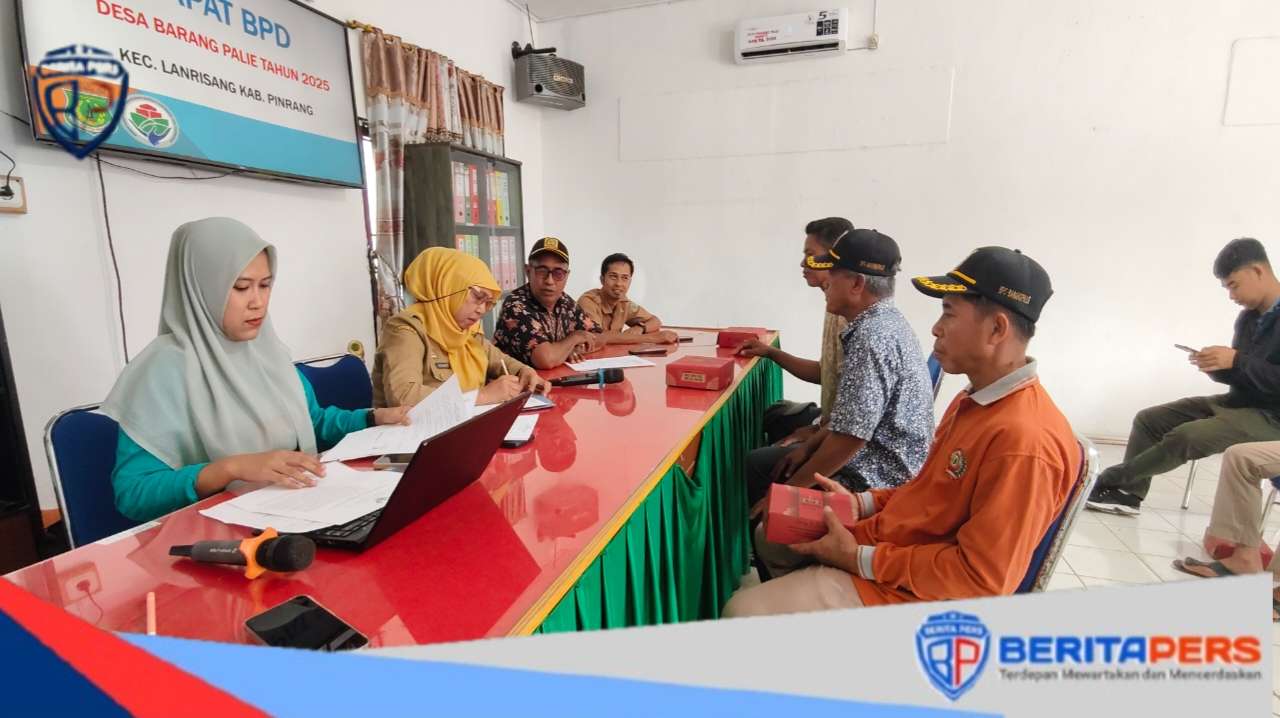 Musyawarah Desa Barang Palie Bahas RKPDes Tahun Anggaran 2026