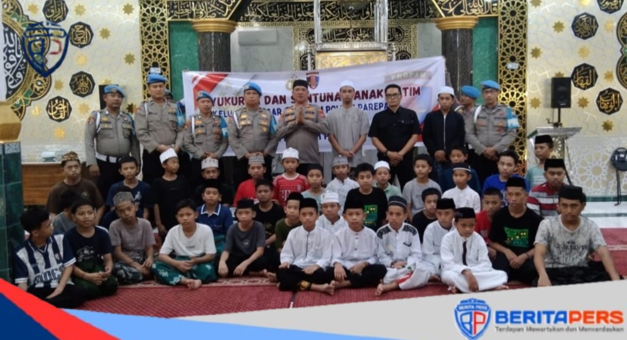 Sipropam Polres Parepare Rayakan HUT Propam ke-23 dengan Aksi Sosial Humanis
