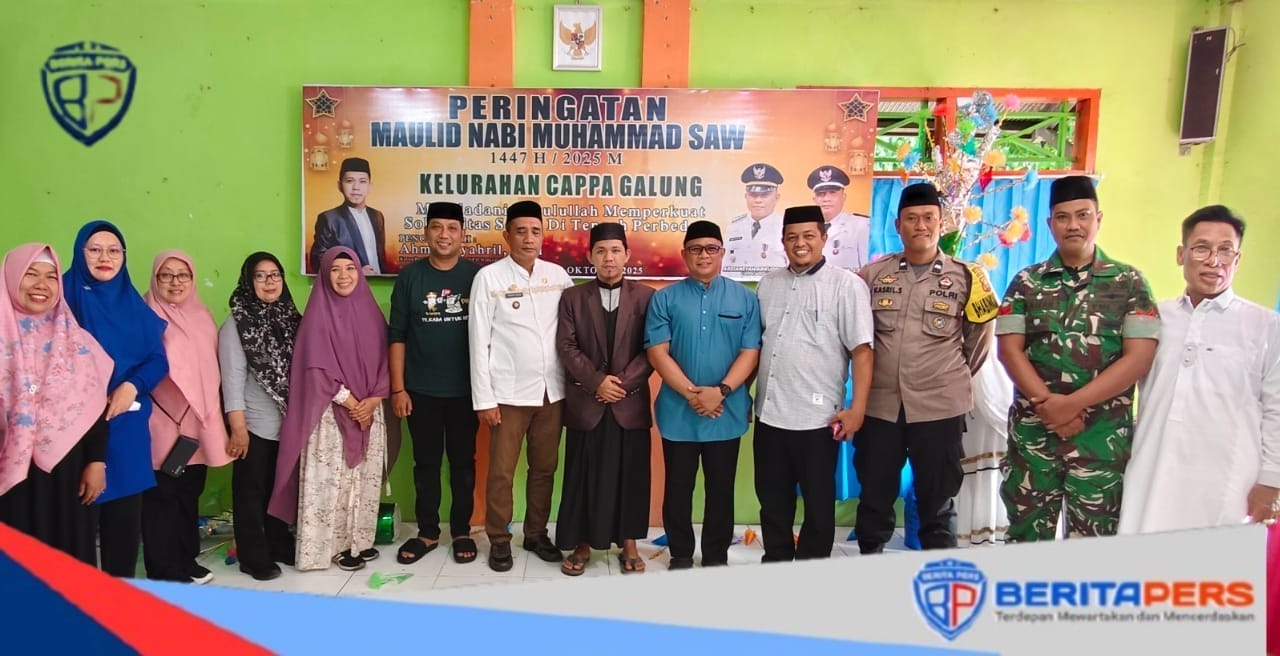 Peringatan Maulid Nabi Muhammad SAW 1447 H di Kelurahan Cappa Galung