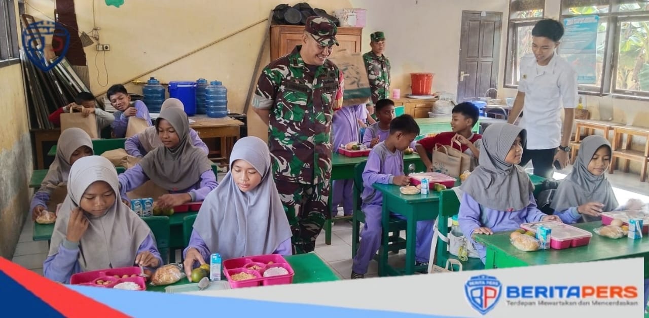 Koramil 1404-08/Lanrisang Akselerasi Penyaluran Program Makan Bergizi Gratis untuk Siswa SD