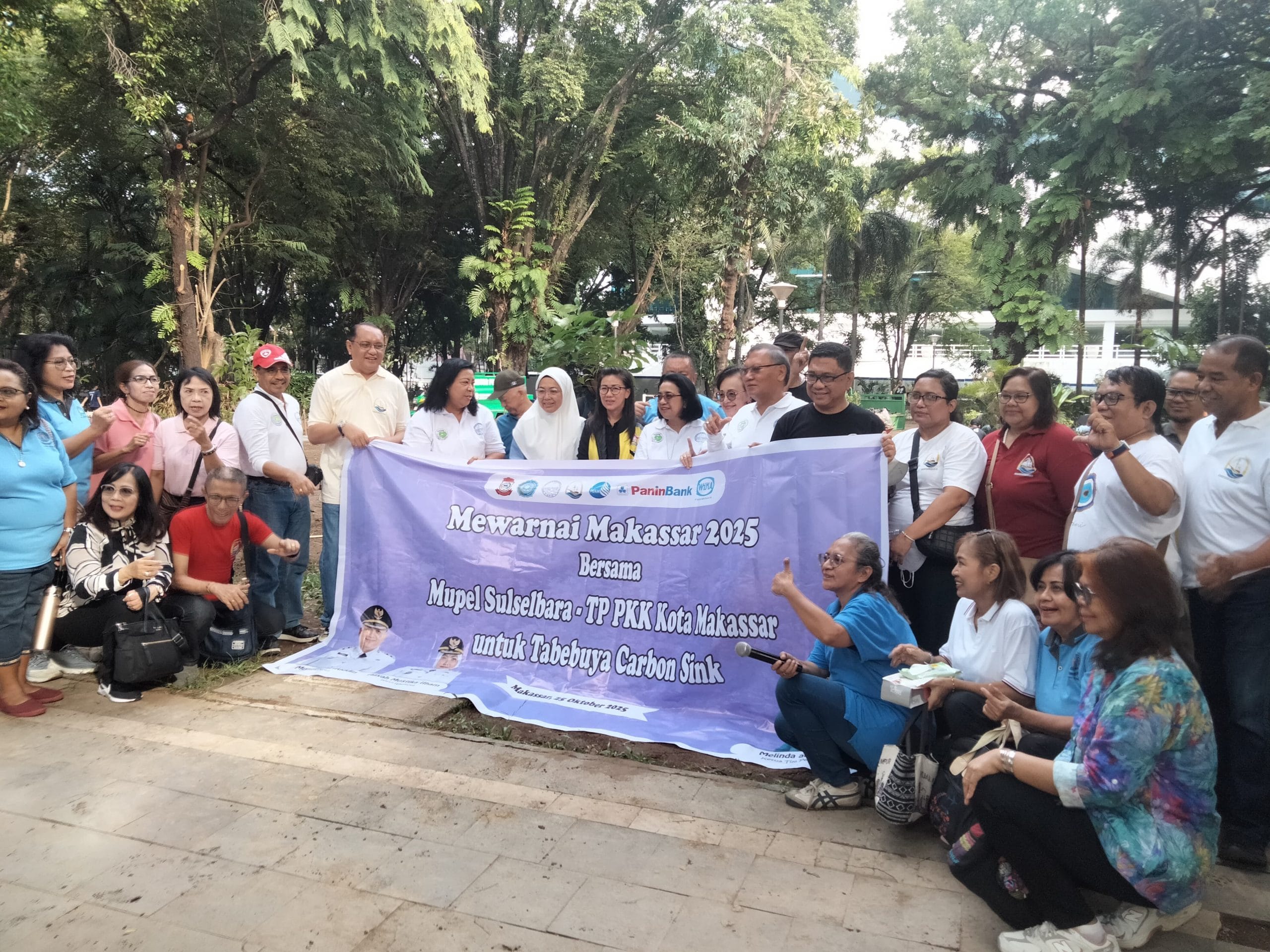 Penanaman Pohon Tabebuya Sambut Sinode Raya GPIB XXII di Makassar