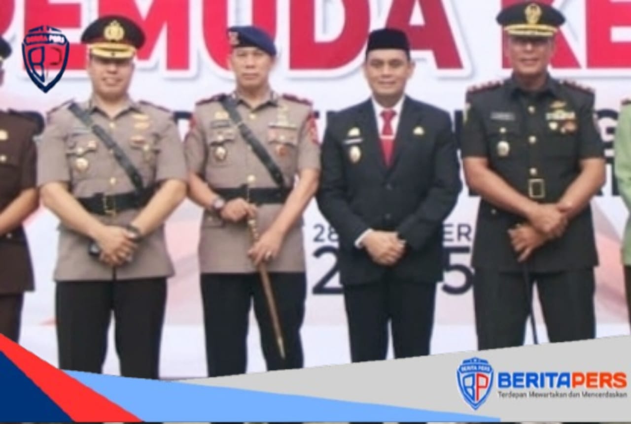Danyon B Pelopor Brimob Polda Sulsel Hadiri Upacara HUT Sumpah Pemuda ke-97