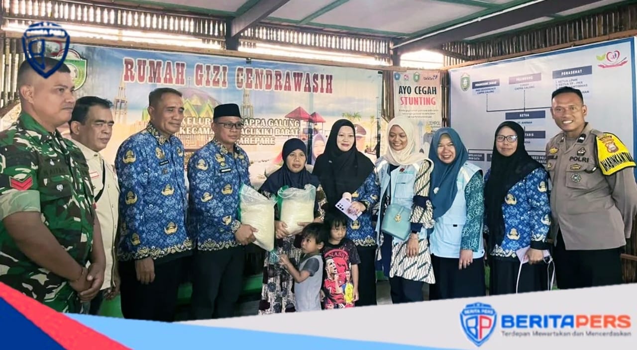 Camat Bacukiki Barat dan Lurah Salurkan Sembako Dukung Program Stop Stunting 2025