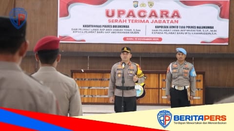 Polres Bulukumba Gelar Sertijab, Kasat Binmas dan Kapolsek Bonto Tiro Berganti