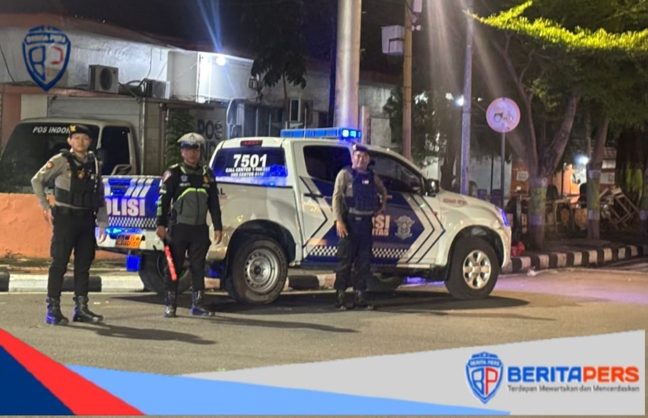 Patroli Blue Light Sat Samapta, Pantau Aktivitas Masyarakat dan Jaga Kamtibmas