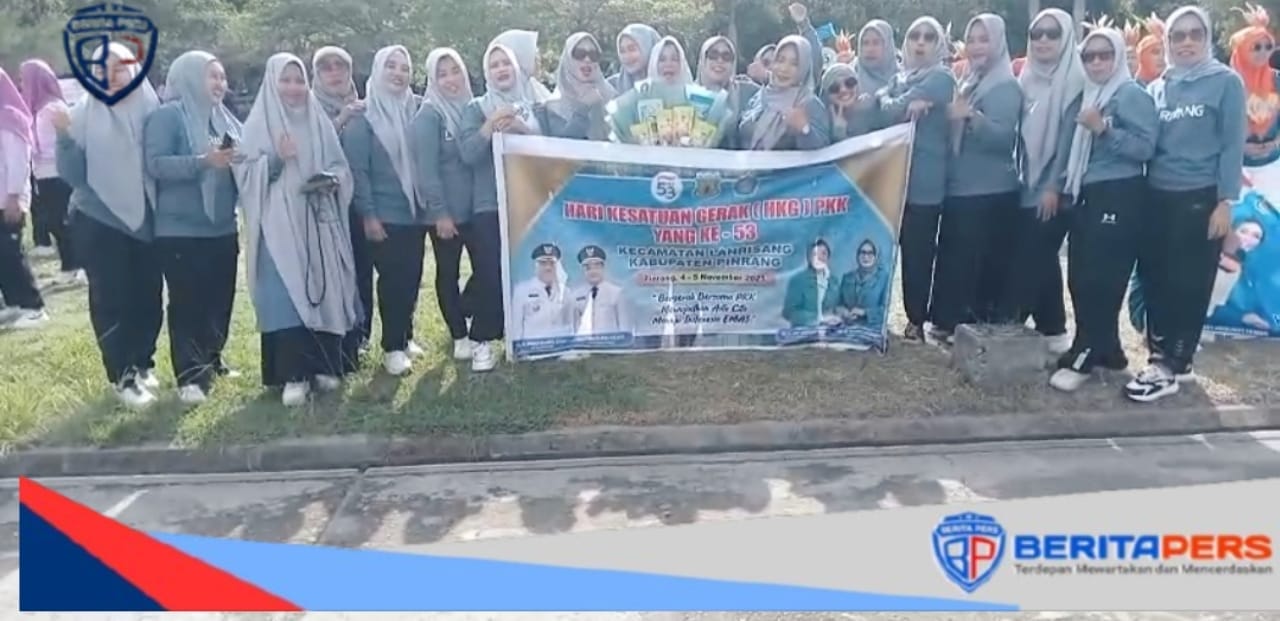 Kontingen PKK Kecamatan Lanrisang Tampil Semangat di Hari Kesatuan Gerak PKK ke-53