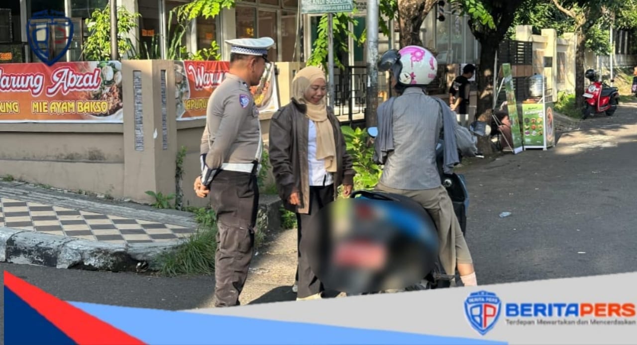 Pengendara Motor Tidak Pakai Helm, Kasat Lantas : Helm Melindungi Kepala dari Benturan