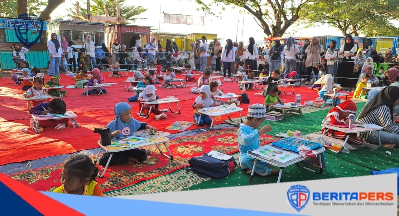 Satpol PP Gelar Lomba Karaoke dan Mewarnai Tingkat TK se-Kota Parepare di Kampoeng Enjoy