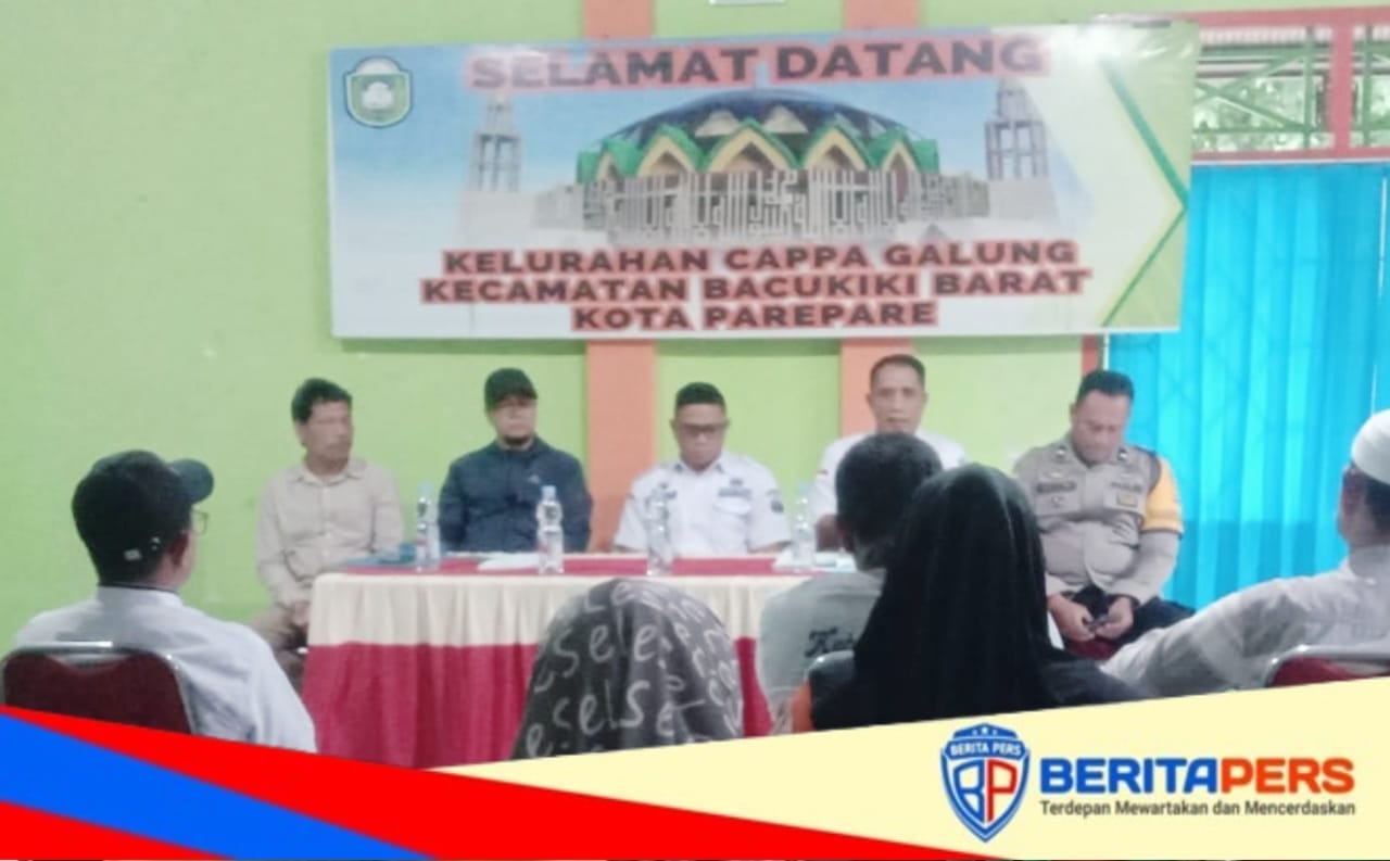 Sosialisasi Tahapan Pemilihan Ketua RW dan RT Digelar di Kelurahan Cappagalung