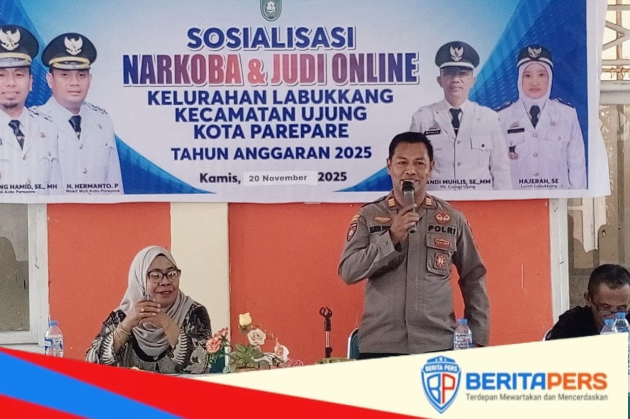 Kapolsek Ujung Parepare Sosialisasikan Bahaya Narkoba dan Judi Online kepada Warga