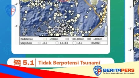 Gempa Magnitudo 5,1 Guncang Wilayah Seram Bagian Timur, Maluku
