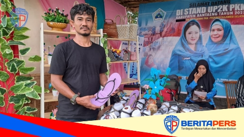 Sandal Raukang Jadi Bintang di Pameran UMKM HUT ke-771 Bantaeng