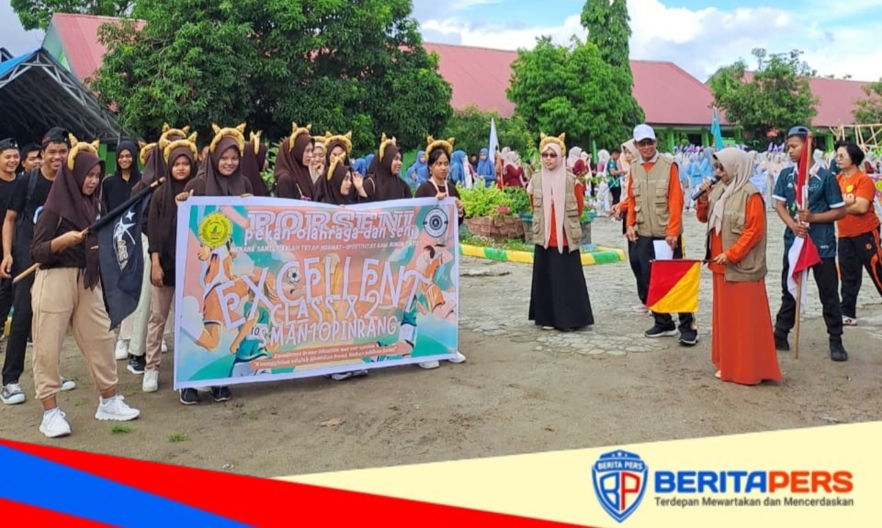 Porseni SMA 10 Lanrisang Resmi Dibuka, Tanamkan Sportivitas dan Kreativitas Siswa