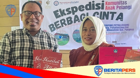 Peduli Pendidikan, K-Apel dan Rumah Zakat Bantu SDN 61 Terapung Pangkep