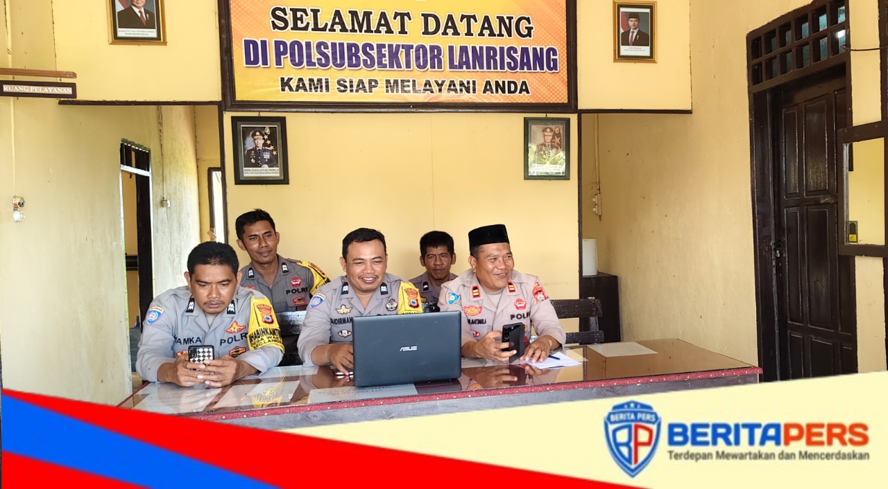 Kapolsek, Bhabinkamtibmas dan Lurah Tegaskan Tidak Ada Sabung Ayam di Wilayah Lanrisang