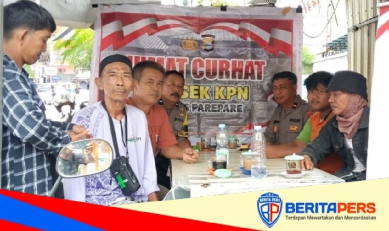 Jumat Curhat Polsek KPN, Sambangi Buruh dan Pedagang Asongan dengan Pola Door to Door