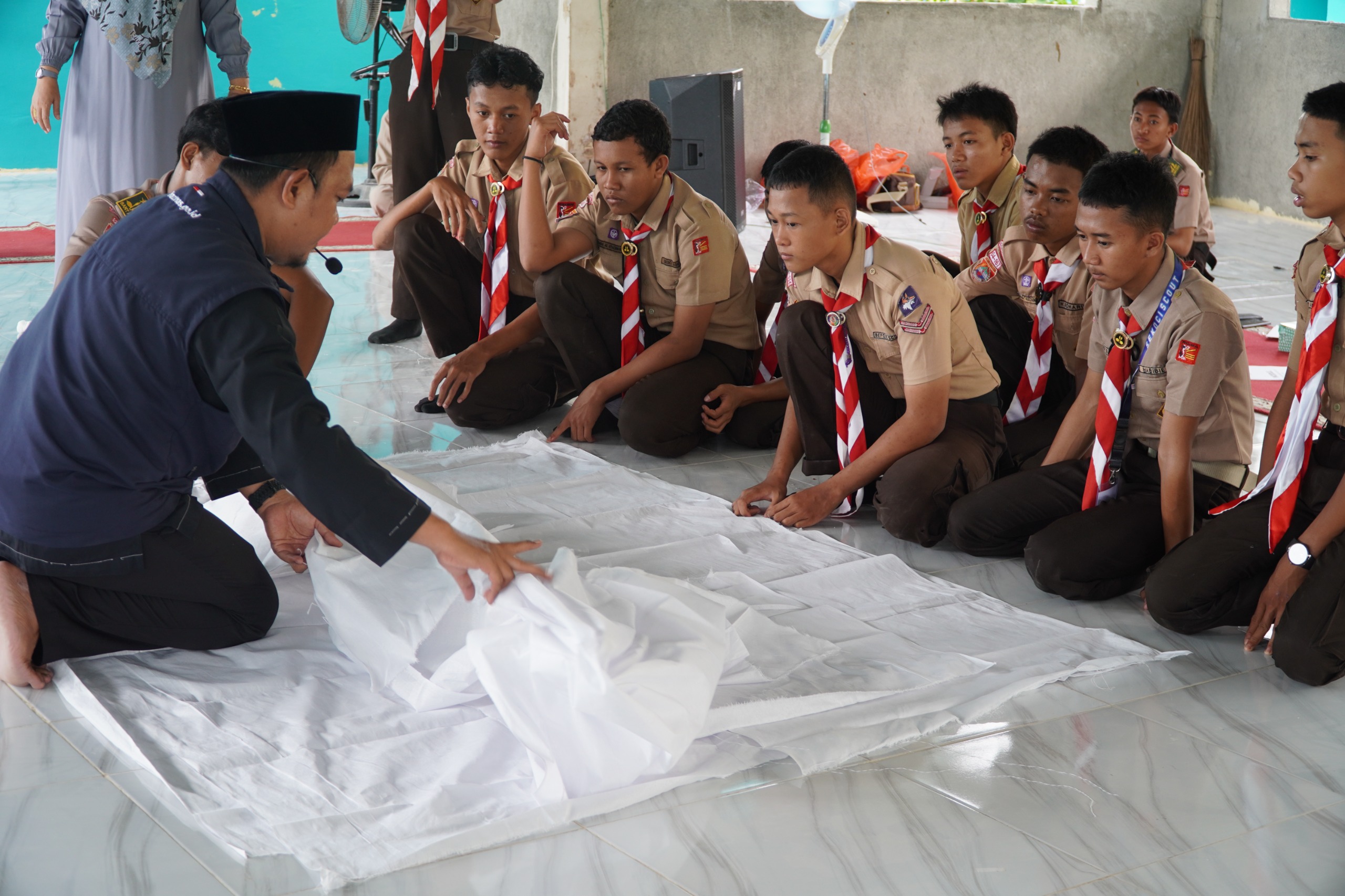 Tingkatkan Kompetensi Penegak, Ambalan Habibi–Ainun Adakan Pelatihan Penyelenggaraan Jenazah