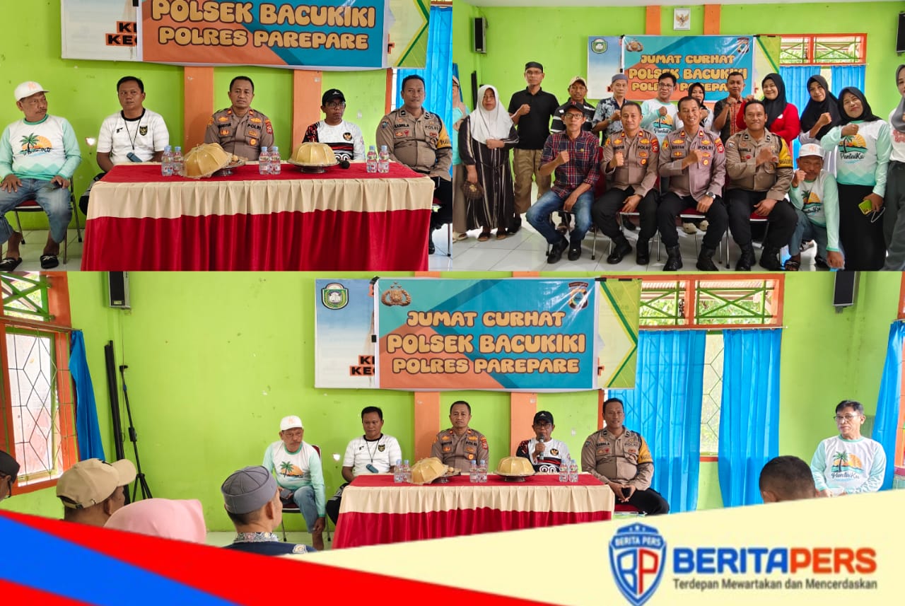 Polsek Bacukiki Gelar Jumat Curhat Bersama Warga Cappa Galung, Perkuat Sinergi dan Antisipasi Kamtibmas