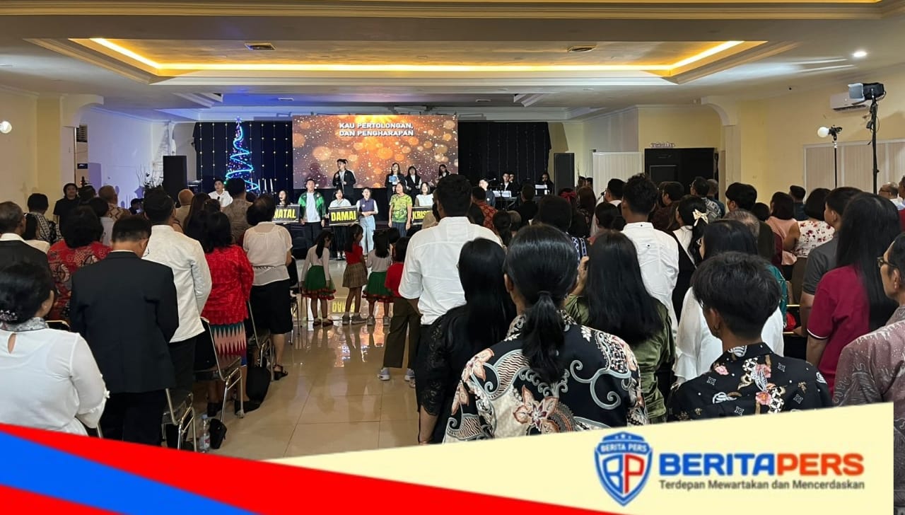 Ratusan Jemaat GKI Parepare Ikuti Ibadah Natal di Dinasty, Polres Parepare Berikan Pengamanan Ketat