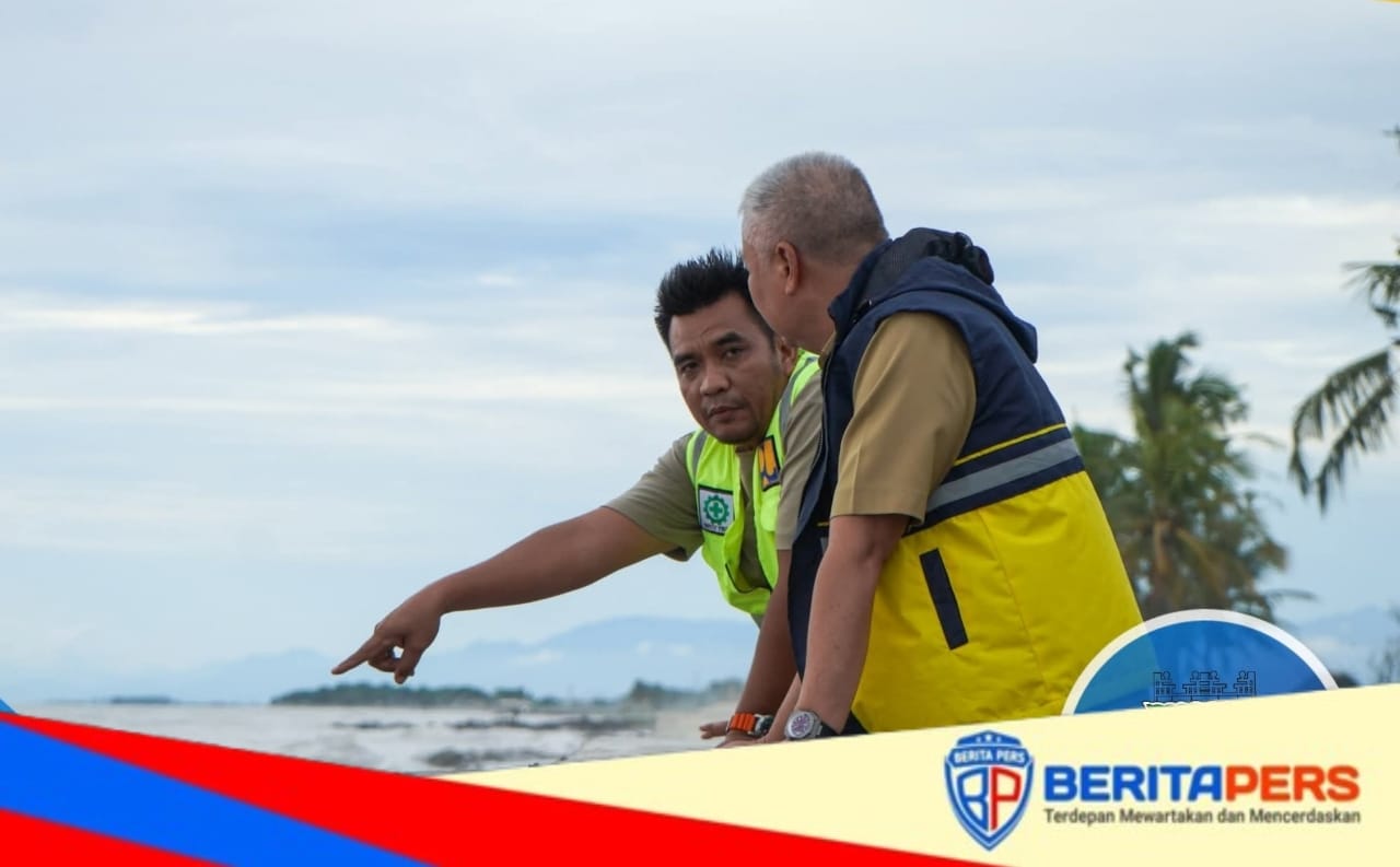 Bupati Pinrang Tinjau Tahap Akhir Rekonstruksi Jalan dan Talud Ammani–Langnga