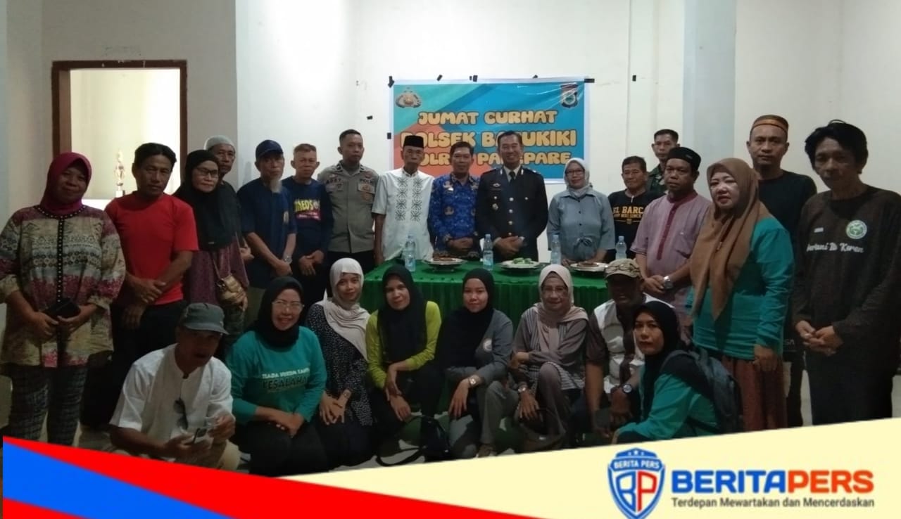Jumat Curhat Polsek Bacukiki, Warga Minta Rasa Aman di  Pemilihan RT/RW dan Malam Tahun Baru