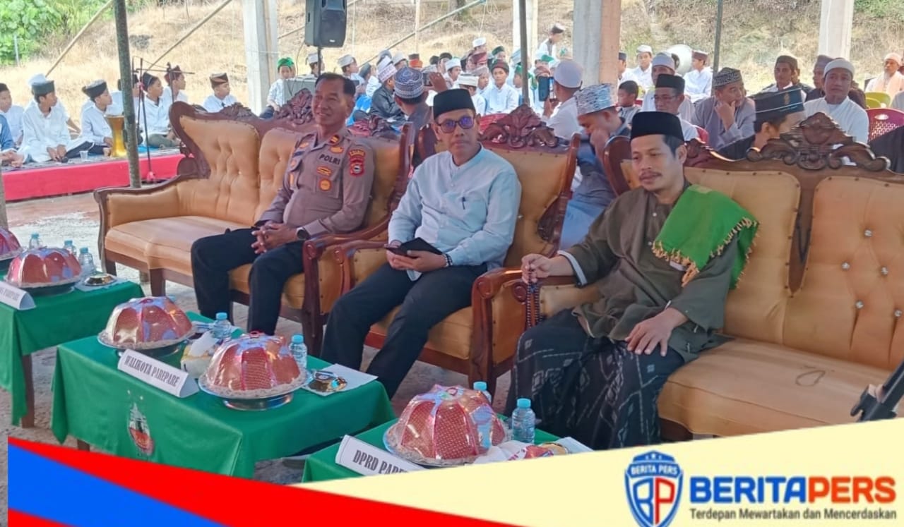 Kapolsek Bacukiki Hadiri Pertemuan Wali Santri dan Tasyukuran Khatmil Qur’an Ponpes Al-Fatah Darussalam