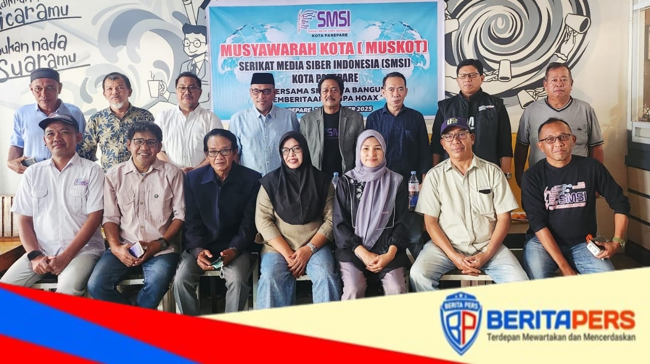 Muskot SMSI Parepare Tetapkan Abdul Razak Arsyad Ketua Periode 2025–2028