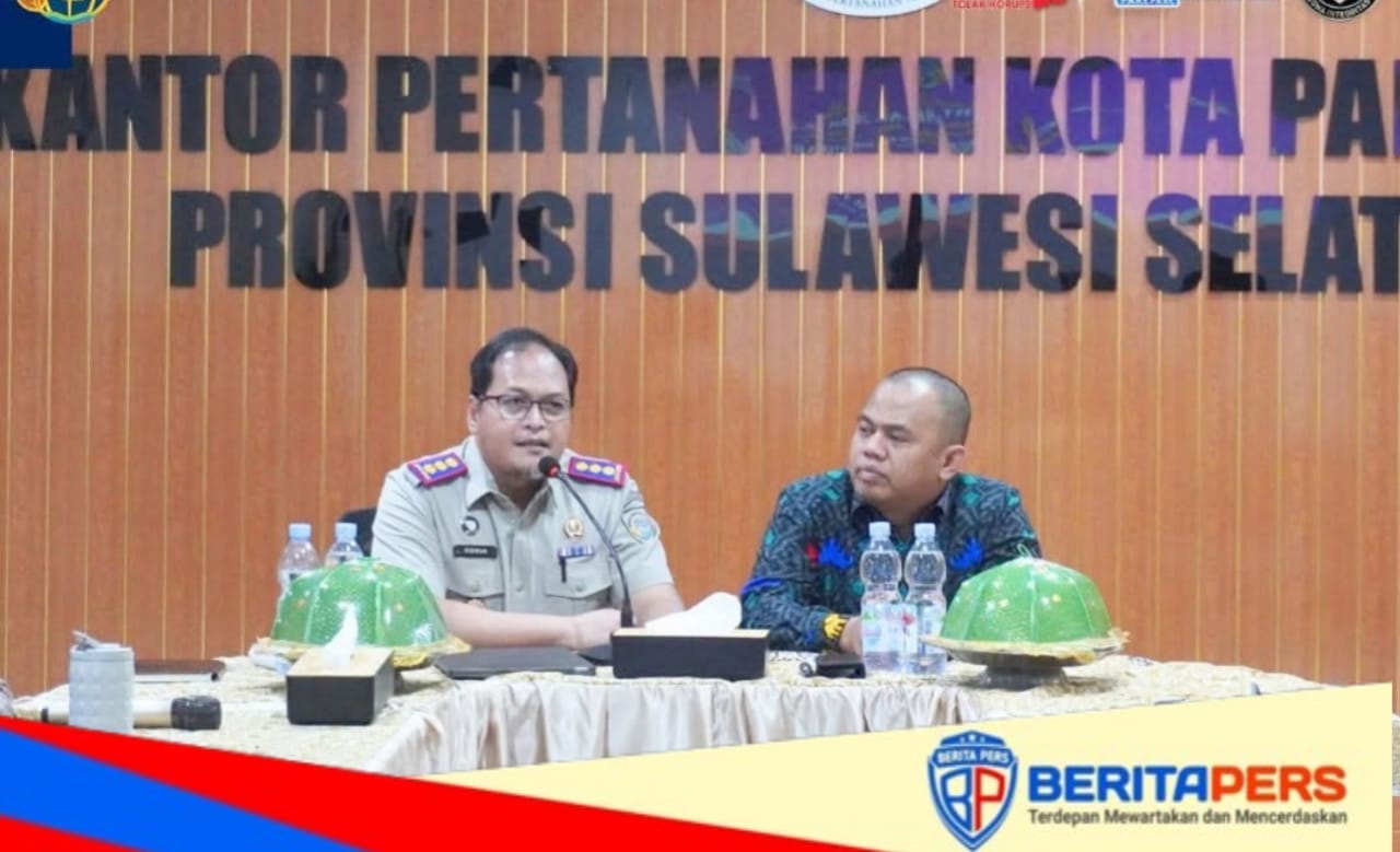 Kepala Kantor Pertanahan Jeneponto Lakukan Study Sharing ke Kantor Pertanahan Parepare