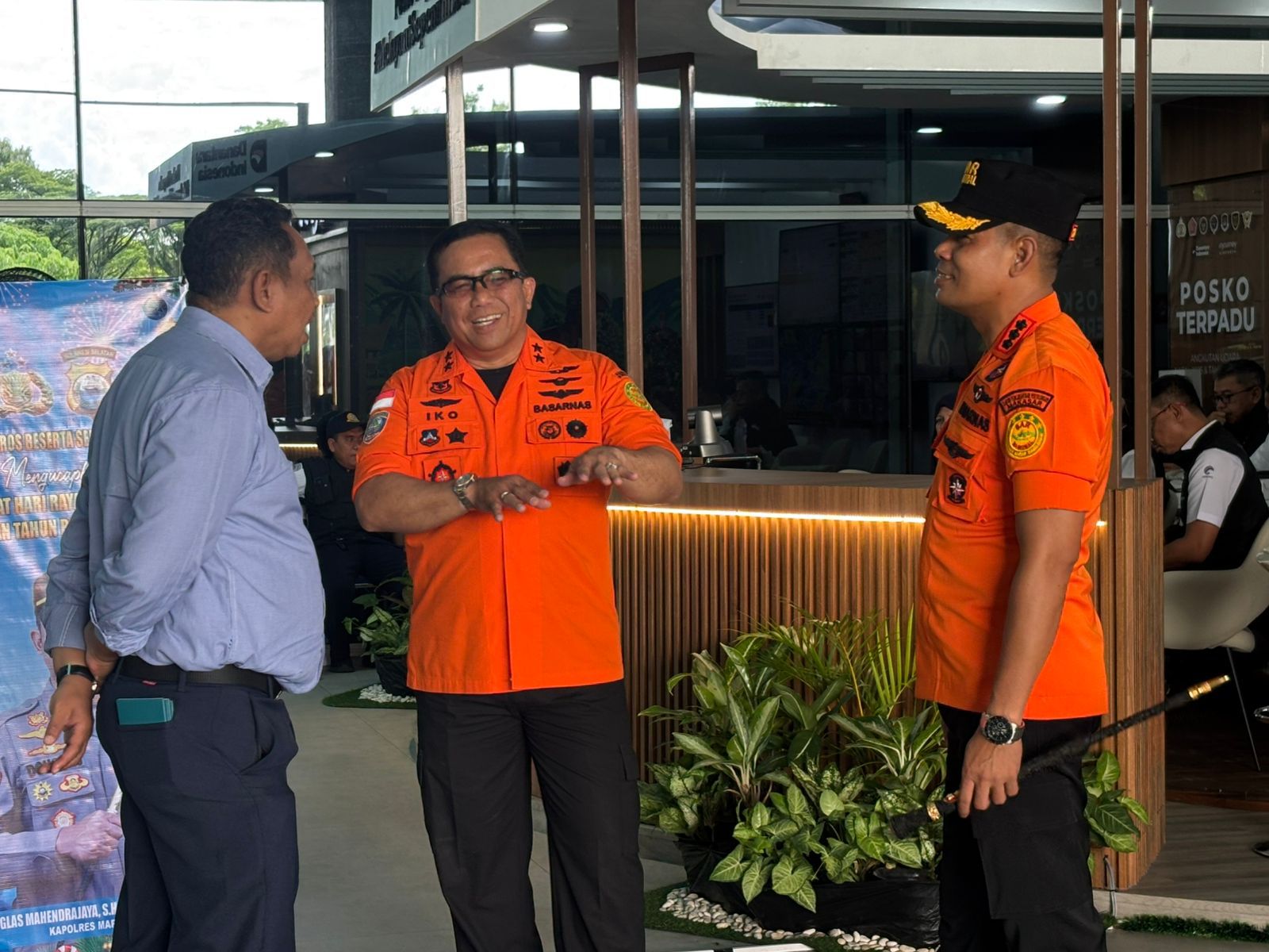 Deputi Sarpras Basarnas Tinjau Posko Siaga Nataru di Makassar